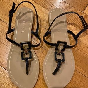 Talbots navy sandals